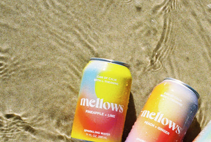 Pineapple & Lime - Functional Sparkling Water - Can Of Calm - Mellows