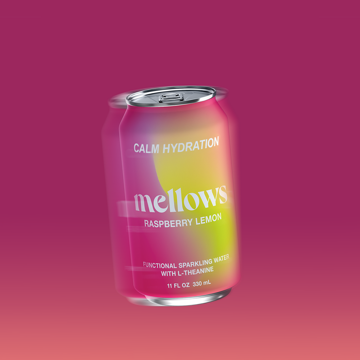 Raspberry & Lemon - Functional Sparkling Water - Can Of Calm – Mellows